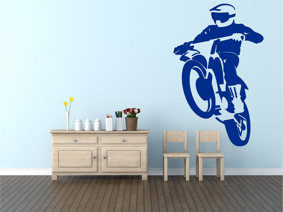 Motocross Wall Art by Pondicherry Vinyl.