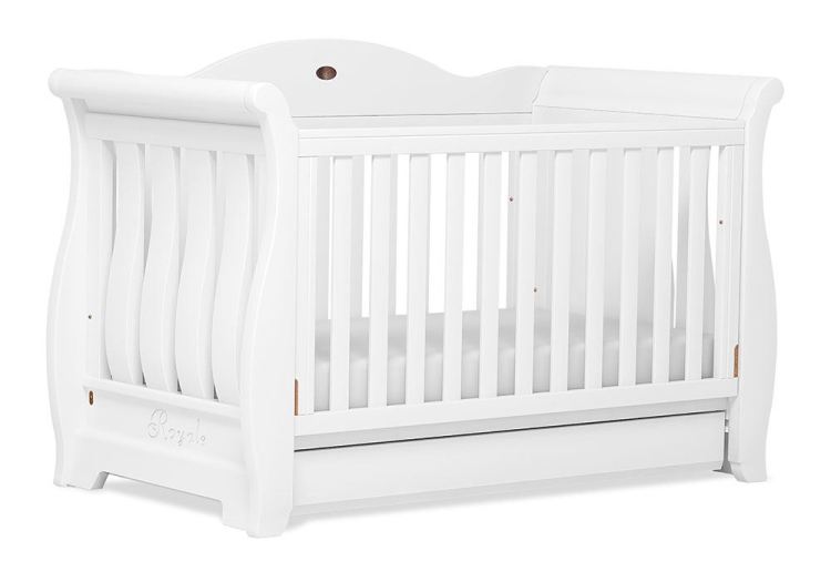 Sleigh Convertable Cot Bed