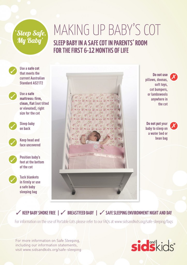 SIDS: Making-up-babies-cot