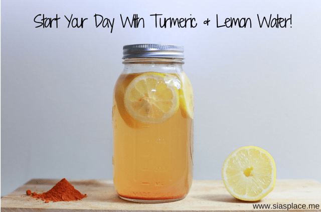 Start your day with Turmeric and Lemon Water